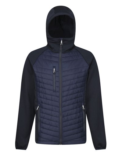 Giacca Uomo Navigate Thermal Hooded Navy/Seal Grey