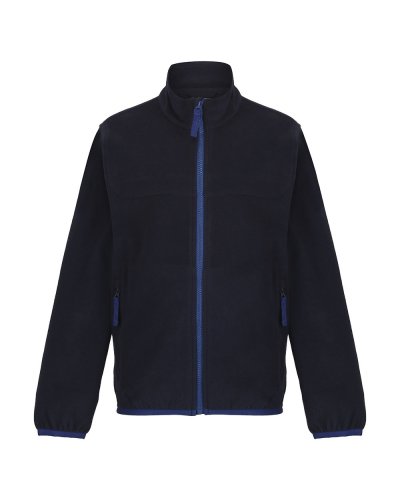 Micropile con zip intera Junior Navy/New Royal