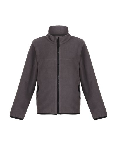 Micropile con zip intera Junior Seal Grey/Black