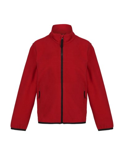 Micropile con zip intera Junior Classic Red/Black