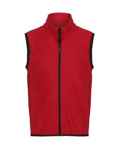 Gilet in Micropile Junior Classic Red/Black