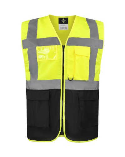 Gilet di sicurezza esecutivo "Hamburg" Yellow/Black
