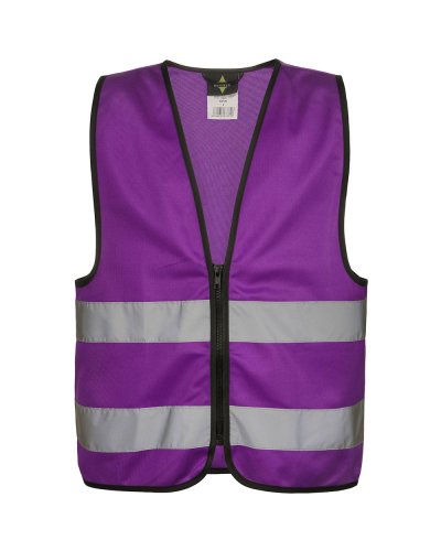 Gilet di sicurezza Kids con cerniera "Aalborg" Violet