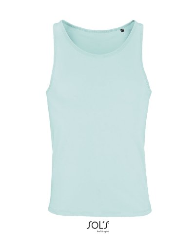Canotta unisex per fitness e sport Blu Artico