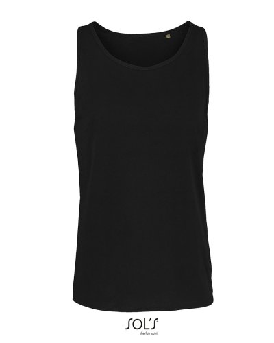 Canotta unisex per fitness e sport Nero Profondo