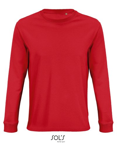 T-shirt Classic maniche lunghe Rosso Vivo