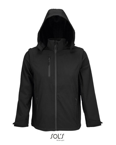 Giacca Softshell Falcon Nero