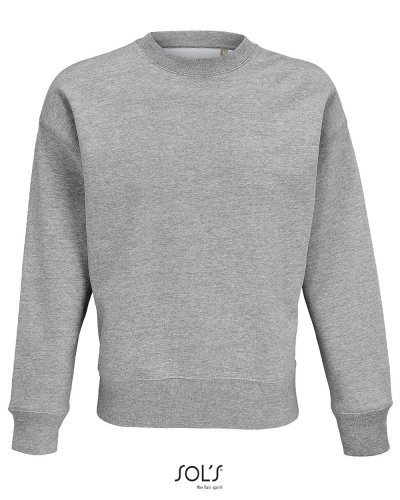 Felpa unisex Authentic Grigio Medio Melange
