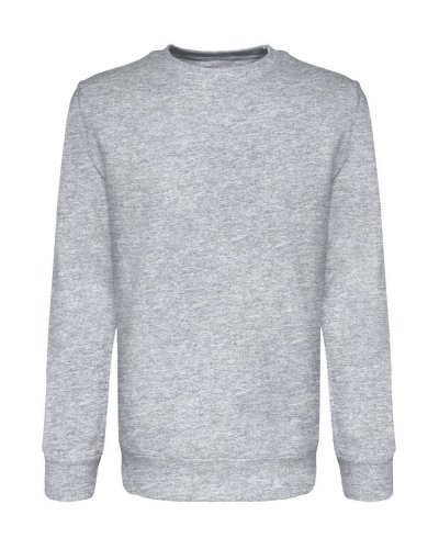Felpa girocollo in french terry Wonder Grey heather