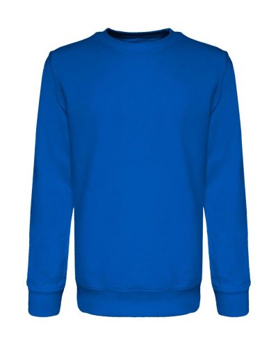 Felpa girocollo in french terry Wonder Royal blue