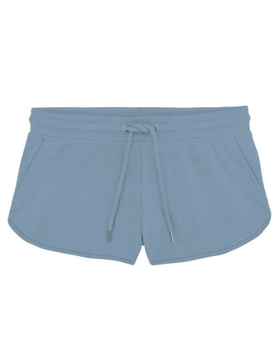 Pantaloncini da donna in felpa Cosmo Mineral Blue