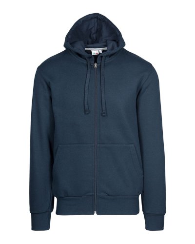 Felpa bambino con cappuccio zip lunga Blu