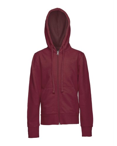 Felpa bambino con cappuccio zip lunga Bordeaux Sport
