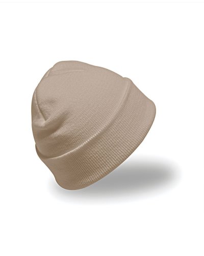 Cuffia in maglia a doppio strato  Underground Beige