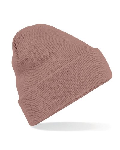 Cuffia in maglia a doppio strato  Underground Dusty rose