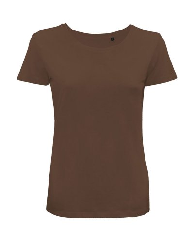T-shirt donna manica corta Moon Women Chocolate