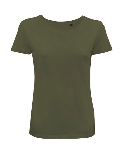 T-shirt donna manica corta Moon Women Earthy green