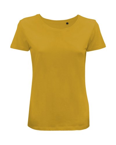 T-shirt donna manica corta Moon Women Mustard