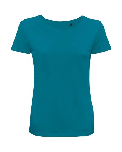 T-shirt donna manica corta Moon Women Ocean blue