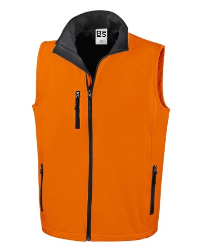 Gilet in softshell a 2 strati Traveller Orange