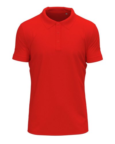 Polo Uomo Clive Scarlet Red