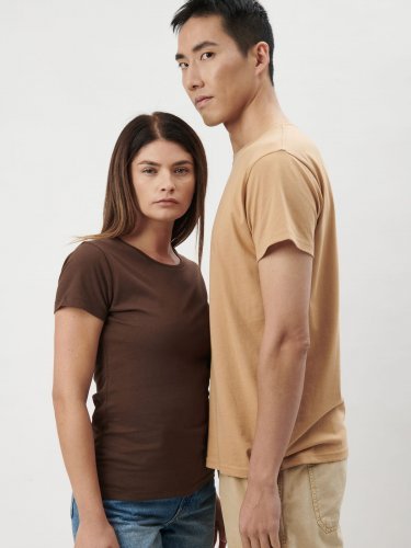 Moon Women T-shirt donna cotone bio, manica corta, girocollo