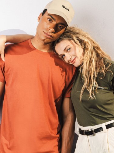 Moon Women T-shirt donna cotone bio, manica corta, girocollo