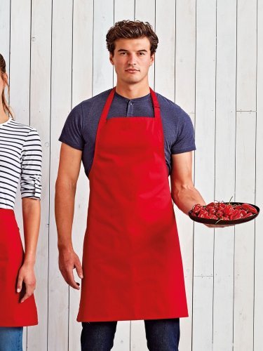 Premier Colours Bib Apron grembiule 65%poliestere cotone vari colori