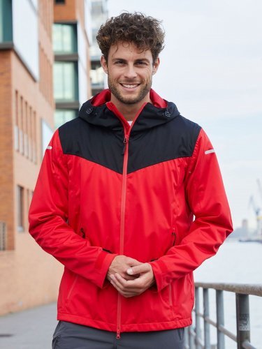 Giacca Uomo Antipioggia  in Poliestere Riciclato Nera