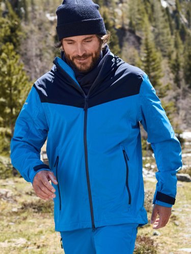 Giacca Uomo Antipioggia  in Poliestere Riciclato Nera