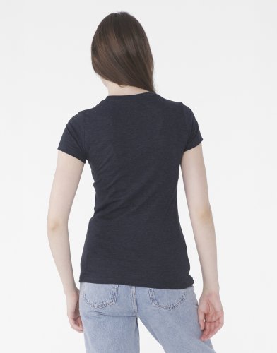 T-shirt donna Heather CVC, leggera, morbida, girocollo -