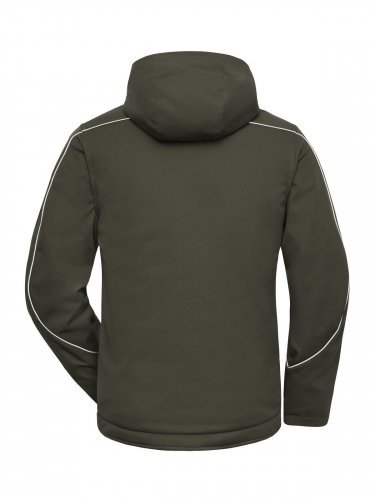 SOLID Giacca Softshell Padded, Antivento, Nero, Uomo, Cappuccio