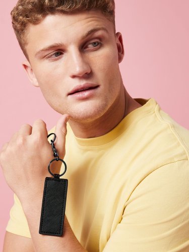 Clip Boutique portachiavi in metallo saffiano