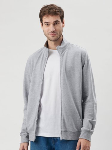 Hoodie Prince mit durchgehendem Reißverschluss, French Terry