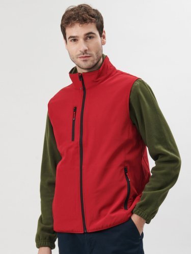 Chaleco softshell Traveller 2 capas, bolsillos con cremallera