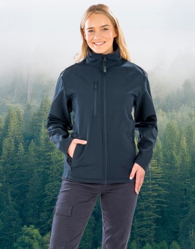 Giacca Softshell Donna 3 Strati Riciclata Antipioggia
