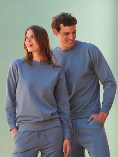 Sudadera unisex sostenible cuello redondo