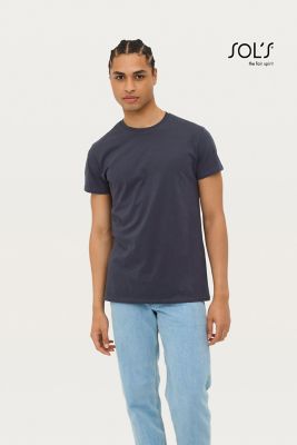 Camiseta Sol's Regent Fit Slim 100% Algodón Orgánico Cuello Redondo