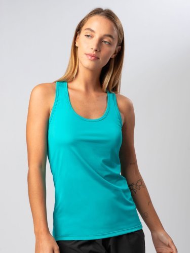 Tanktop Tabata Damen Slim, Leicht, Olympisch, Peach Finish