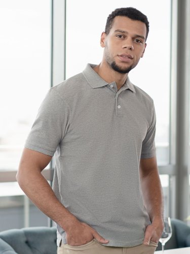 Poloshirt uomo , resistente, sostenibile, regular fit