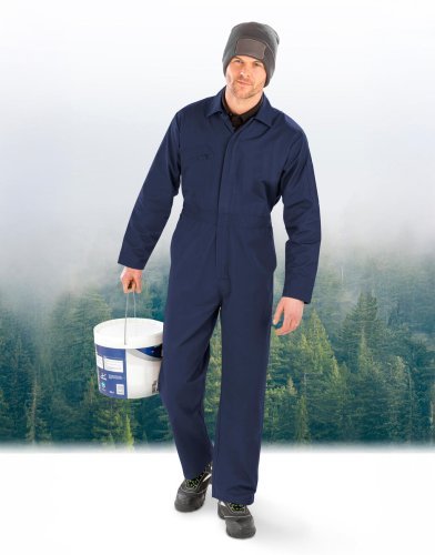 Recycled Action: Tuta da lavoro uomo 100% PET riciclato nera