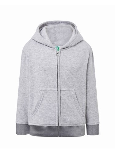 Kapuzenpulli für Jungen mit Reißverschluss, regular