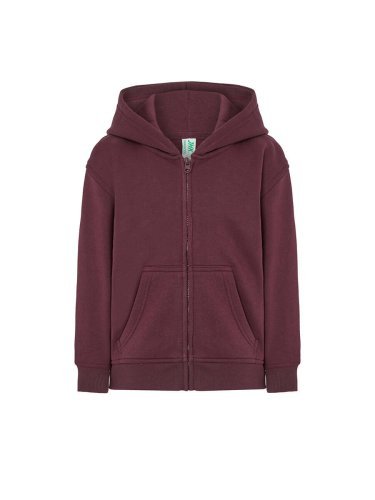Kapuzenpulli für Jungen mit Reißverschluss, regular