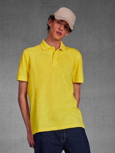 Polo hombre B&C Collection 180g algodón, corte regular