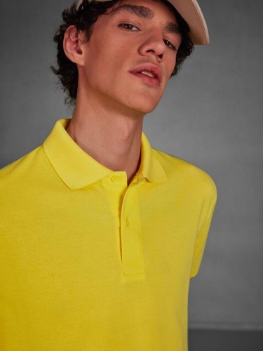 Polo hombre B&C Collection 180g algodón, corte regular