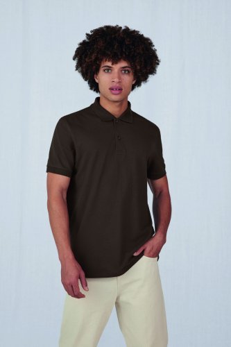 Polo hombre B&C Collection 180g algodón, corte regular