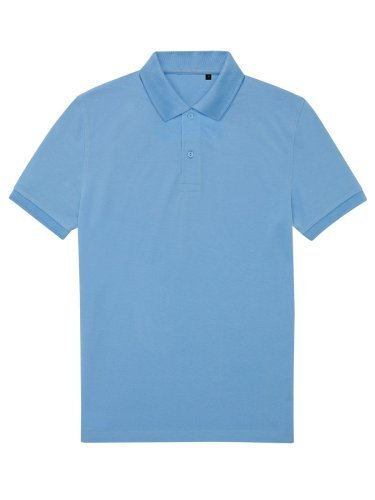 Polo uomo B&C Eco Piqué, 180g, Riciclata, Regular, Lavabile 60°