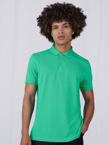Polo uomo B&C Eco Piqué, 180g, Riciclata, Regular, Lavabile 60°