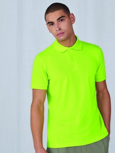 Polo uomo B&C Eco Piqué, 180g, Riciclata, Regular, Lavabile 60°
