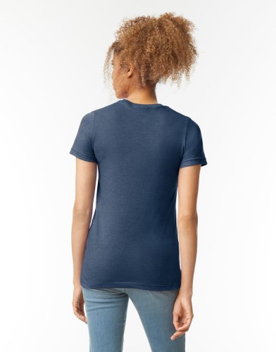 T-shirt Gildan Softstyle CVC homme femme 60% coton ajusté